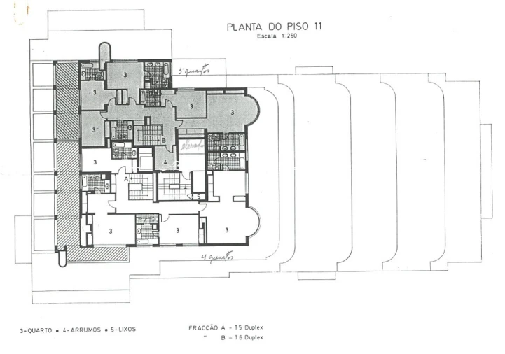 Apartamento T6 para Venda em Aldoar, Foz do Douro e Nevogilde Planta 2