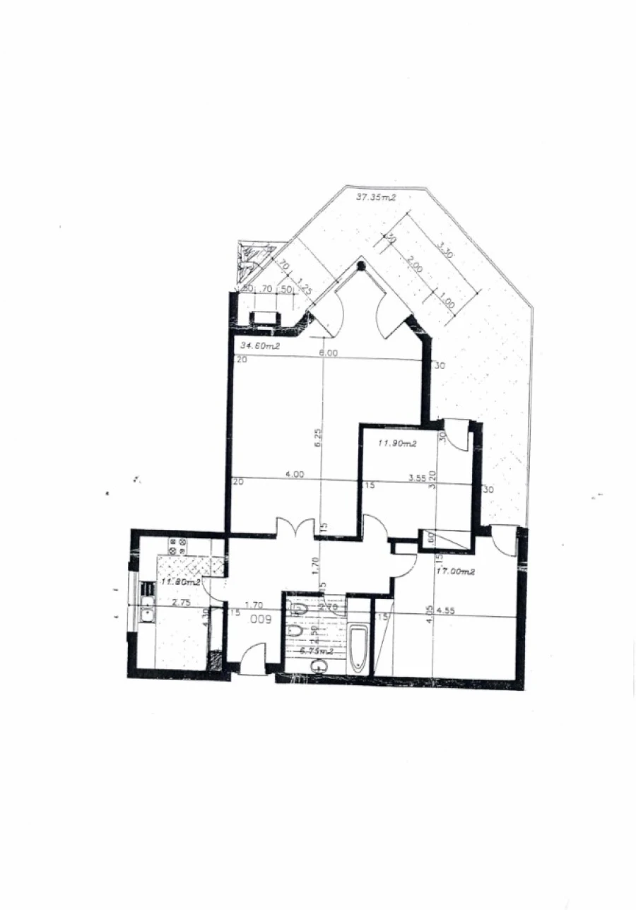Apartamento T2 para Venda em Ericeira Planta 1