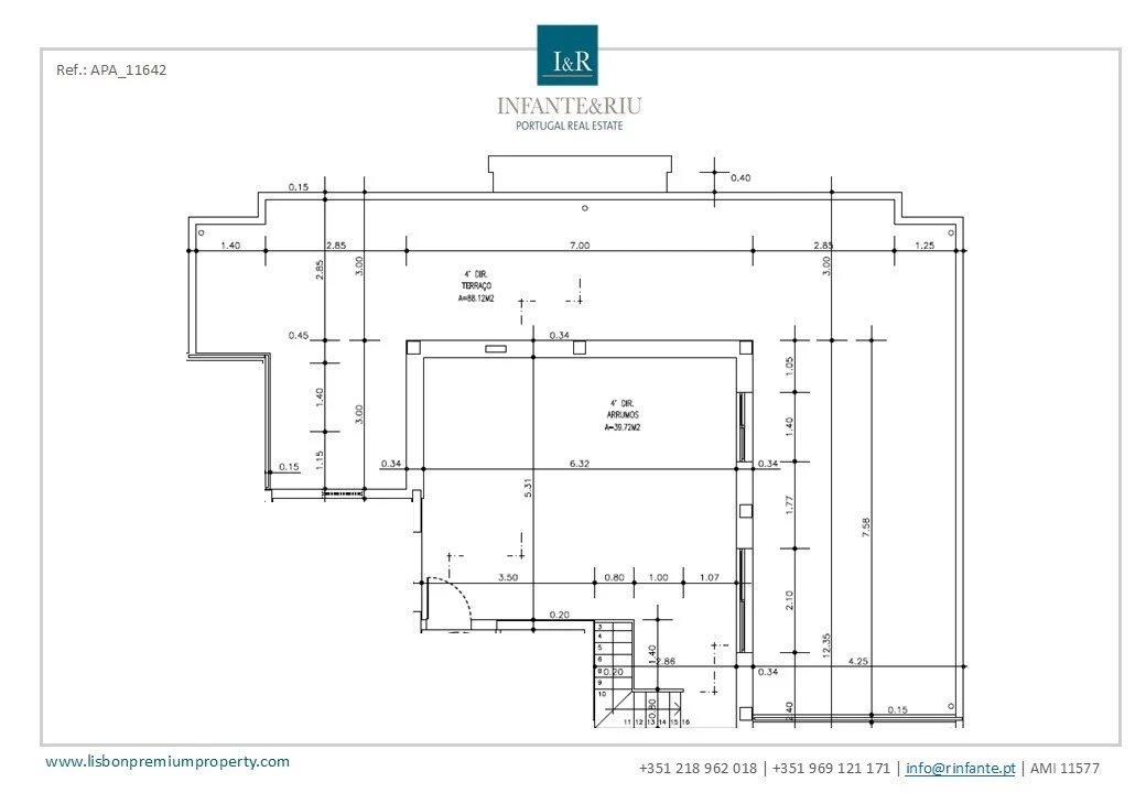 Apartamento T3 para Venda em Montijo e Afonsoeiro Planta 2