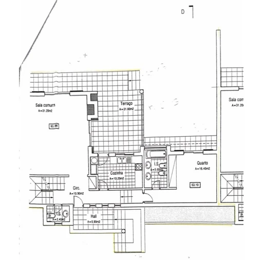 Moradia T3 para Venda em Loule (São Sebastião) Planta 1