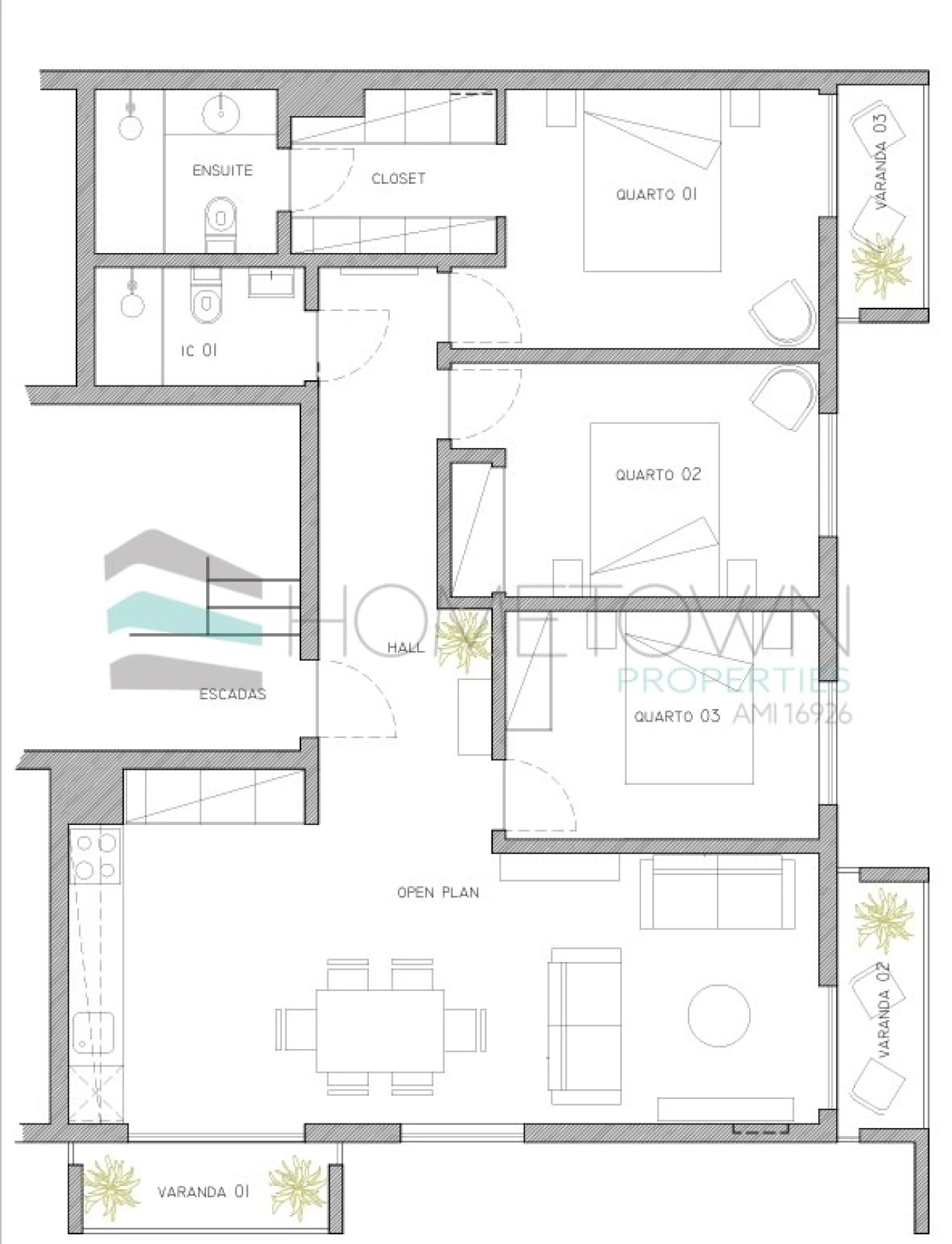 Apartamento T3 para Venda em Tavira (Santa Maria e Santiago) Foto 36