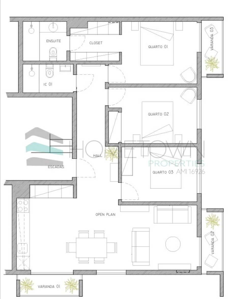 Apartamento T3 para Venda em Tavira (Santa Maria e Santiago) Foto 36