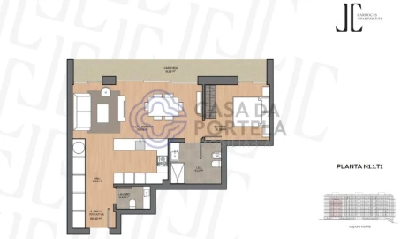 Apartamento T2 para Venda em Requeixo, Nossa Senhora de Fátima e Nariz