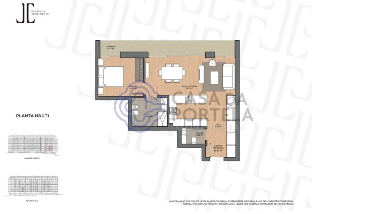 Apartamento T2 para Venda em Requeixo, Nossa Senhora de Fátima e Nariz Foto 25