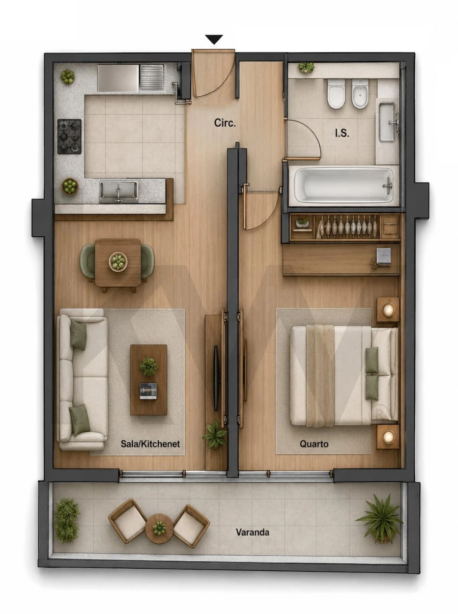 Apartamento T1 para Arrendamento em Seixal, Arrentela e Aldeia de Paio Pires Foto 33