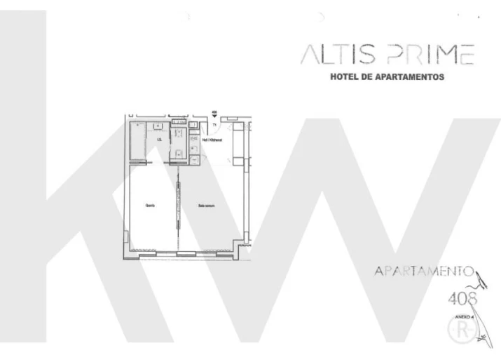 Apartamento T1 para Venda em Santo António Foto 25