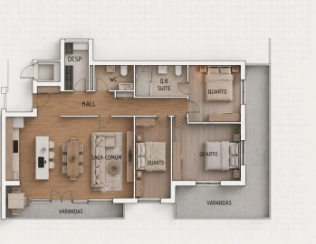 Apartamento T3 para Venda em Canidelo