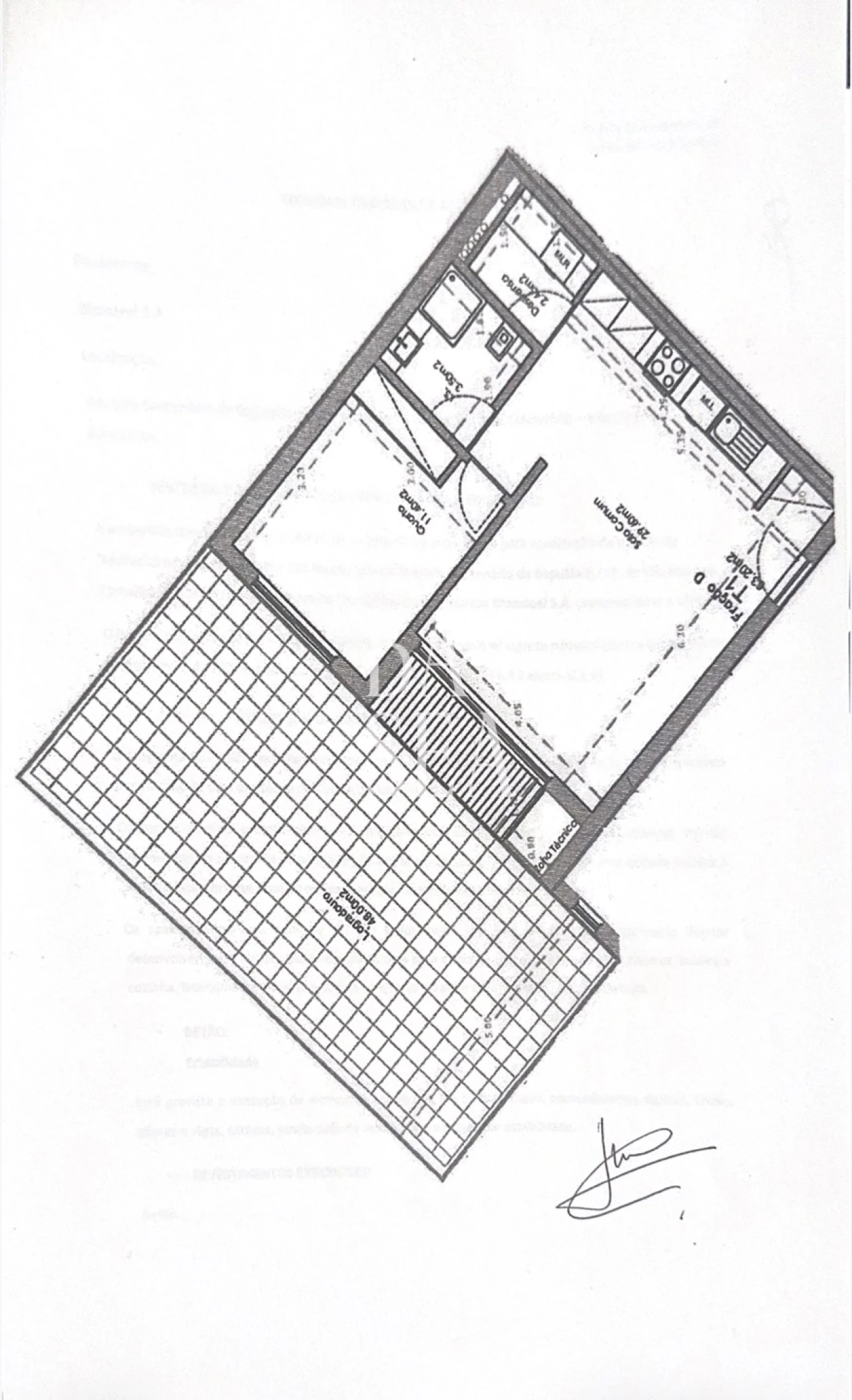 Apartamento T1 para Venda em Vila Nova de Famalicão e Calendário Planta 2
