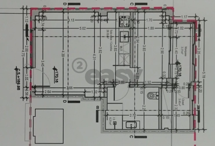 Apartamento T1 para Venda em Queluz e Belas Planta 1