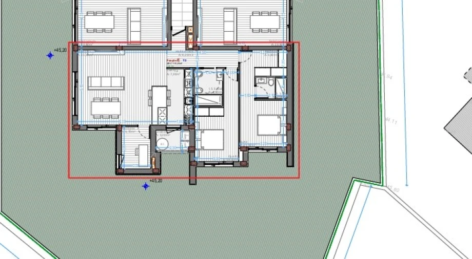 Apartamento T2 para Venda em Ribeirão Planta 1