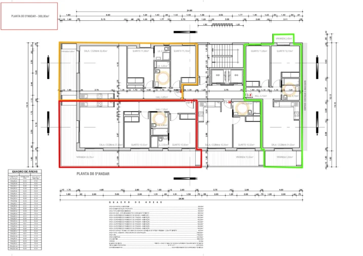 Apartamento T2 para Venda em Monte Gordo Planta 1