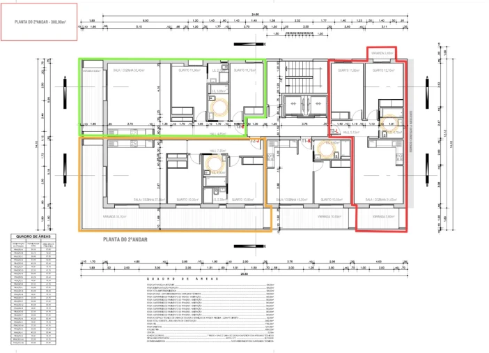 Apartamento T2 para Venda em Monte Gordo Planta 1