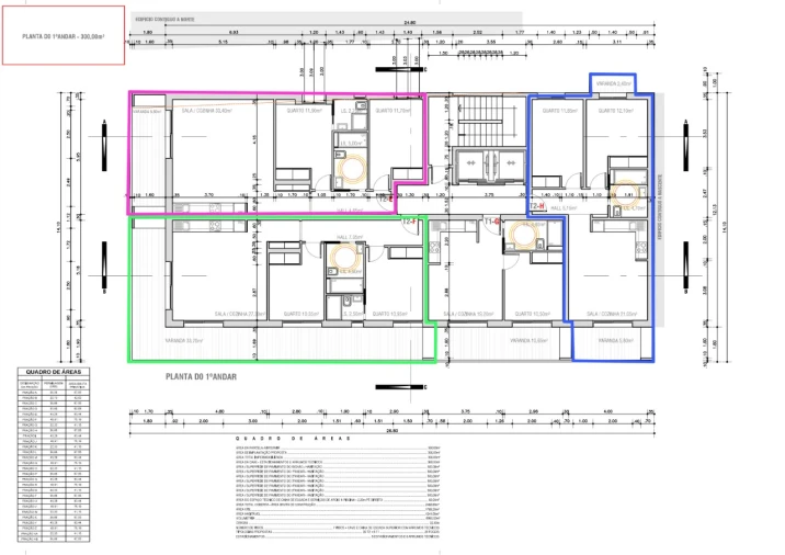 Apartamento T2 para Venda em Monte Gordo Planta 1