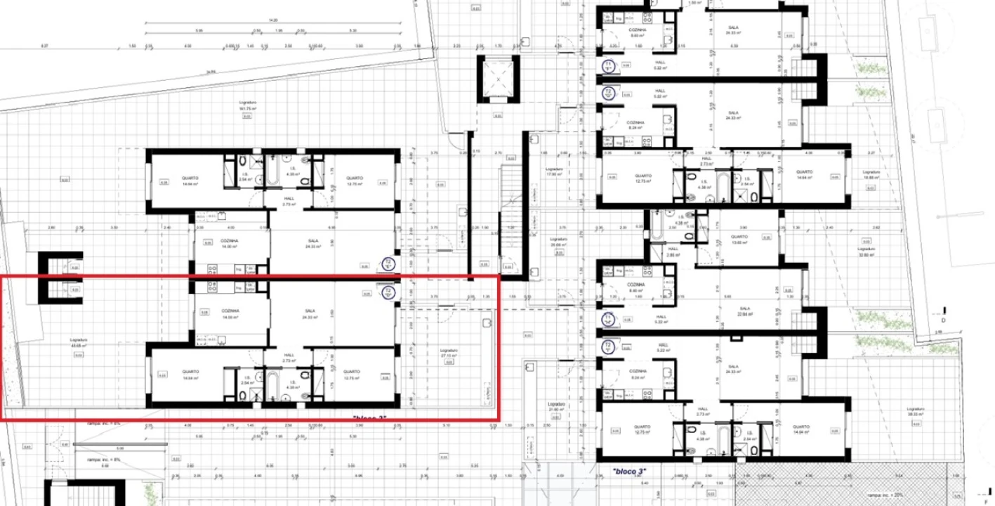 Apartamento T2 para Venda em Conceição e Cabanas de Tavira Planta 3