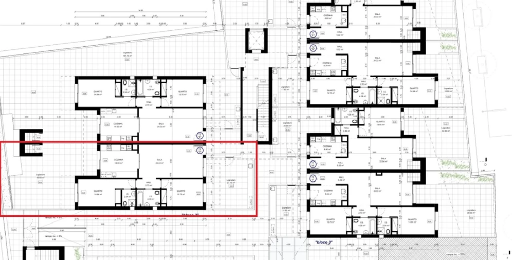Apartamento T2 para Venda em Conceição e Cabanas de Tavira Planta 3