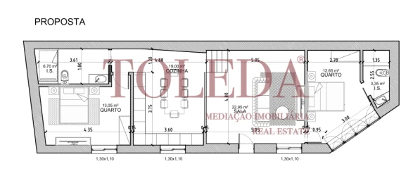 Moradia T1 para Venda em Almoster