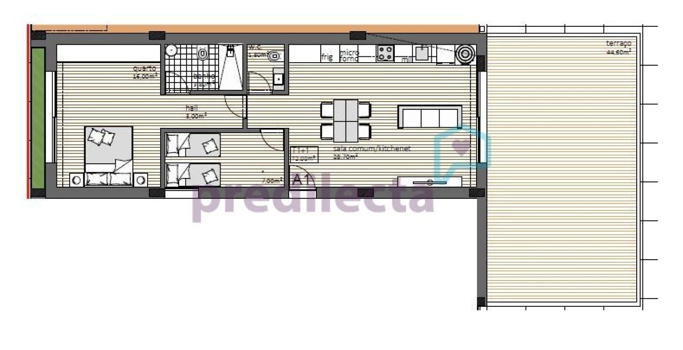 Apartamento T2 para Venda em Paranhos Foto 7
