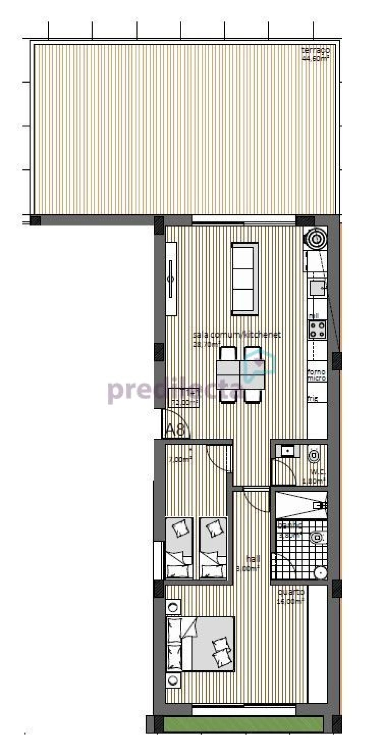 Apartamento T2 para Venda em Paranhos Foto 8