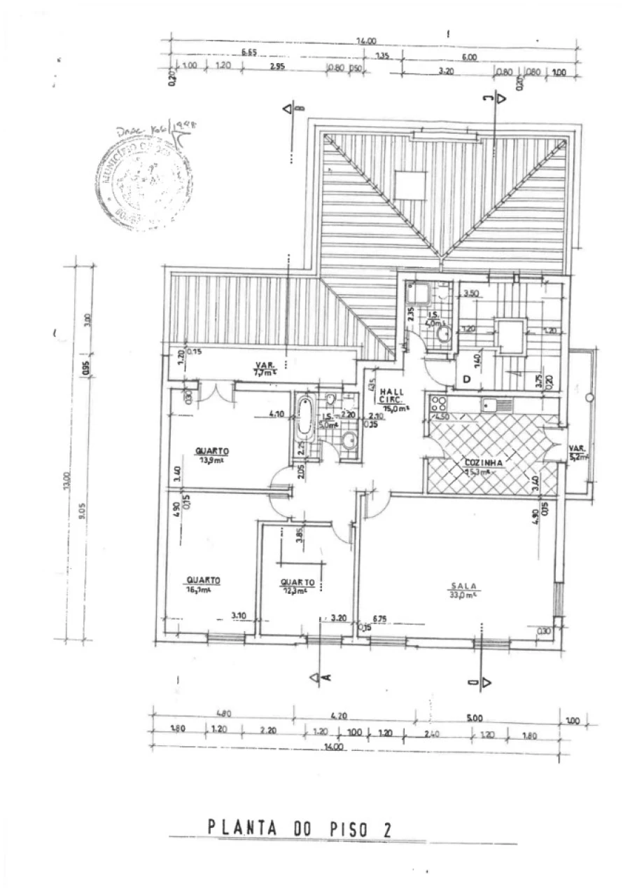 Apartamento T3 para Venda em Bombarral e Vale Covo Planta 1