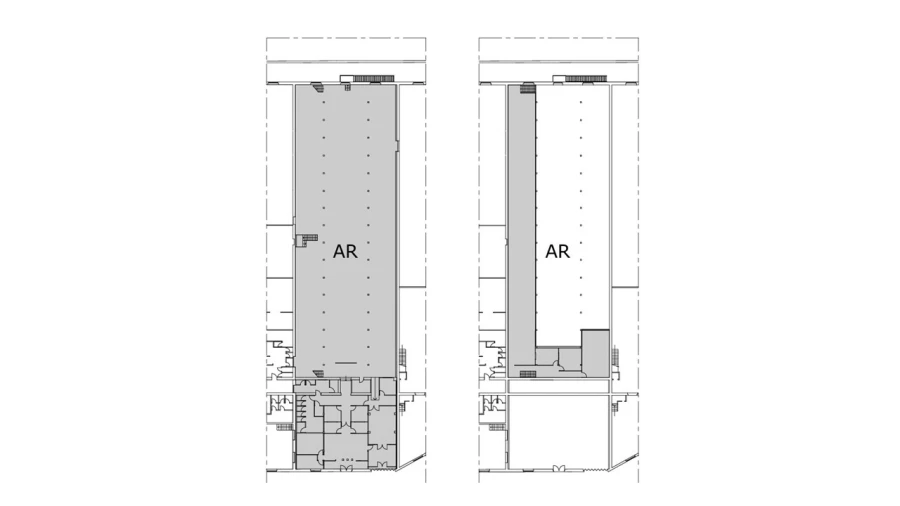 Escritório para Arrendamento em Paranhos Planta 1