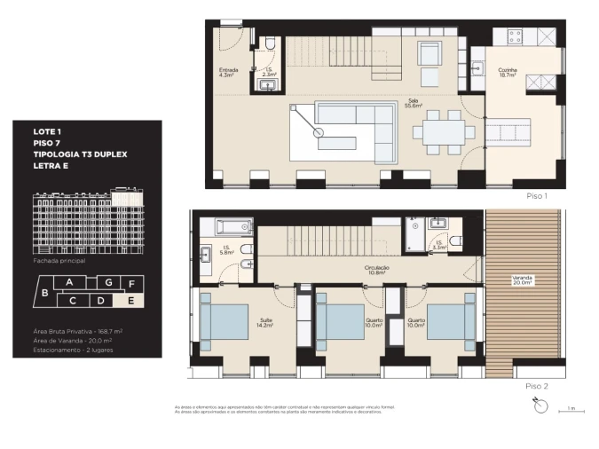 Apartamento T3 para Venda em Moscavide e Portela Planta 1