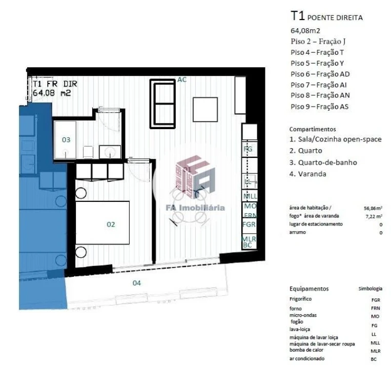 Apartamento T1 para Venda em Matosinhos e Leça da Palmeira Foto 14