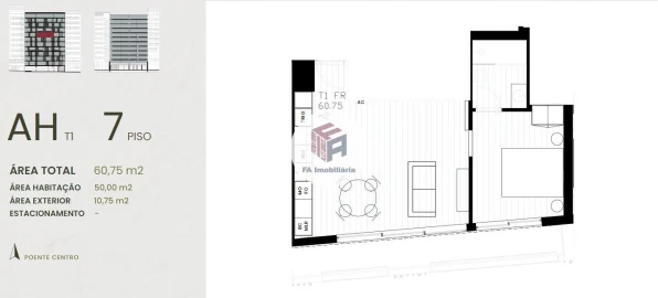 Apartamento T1 para Venda em Matosinhos e Leça da Palmeira
