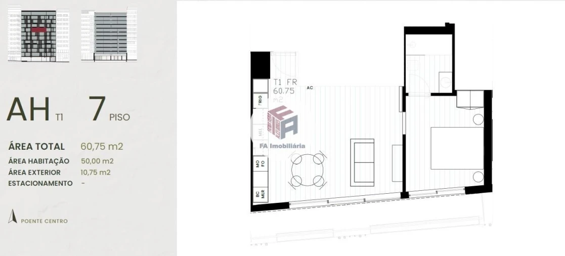 Apartamento T1 para Venda em Matosinhos e Leça da Palmeira Foto 14