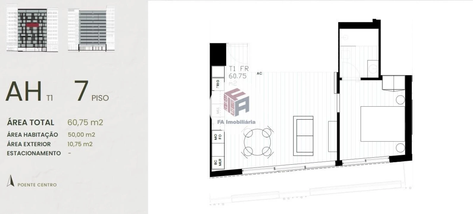 Apartamento T1 para Venda em Matosinhos e Leça da Palmeira Foto 14