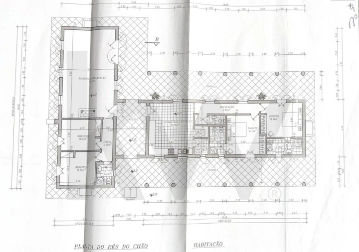 Quinta T4 para Venda em Santo Andre Planta 1