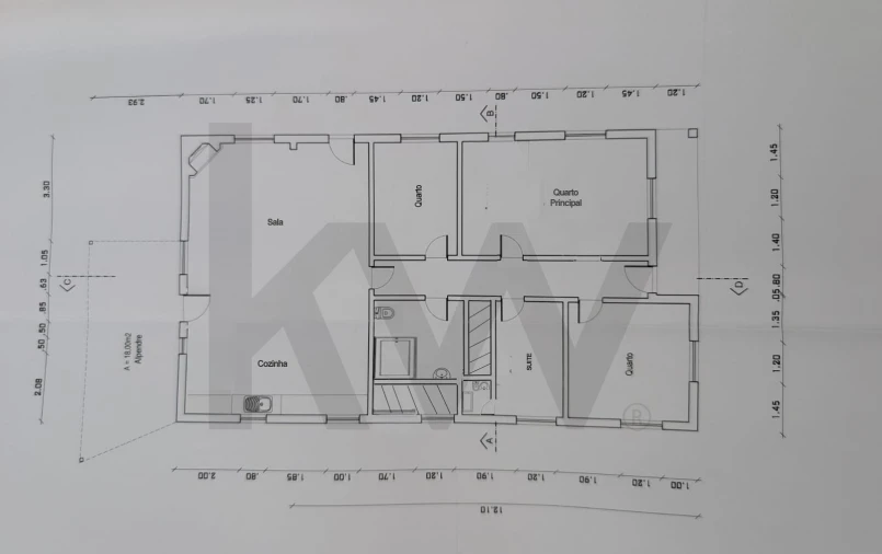 Moradia T4 para Venda em Abrã Planta 1