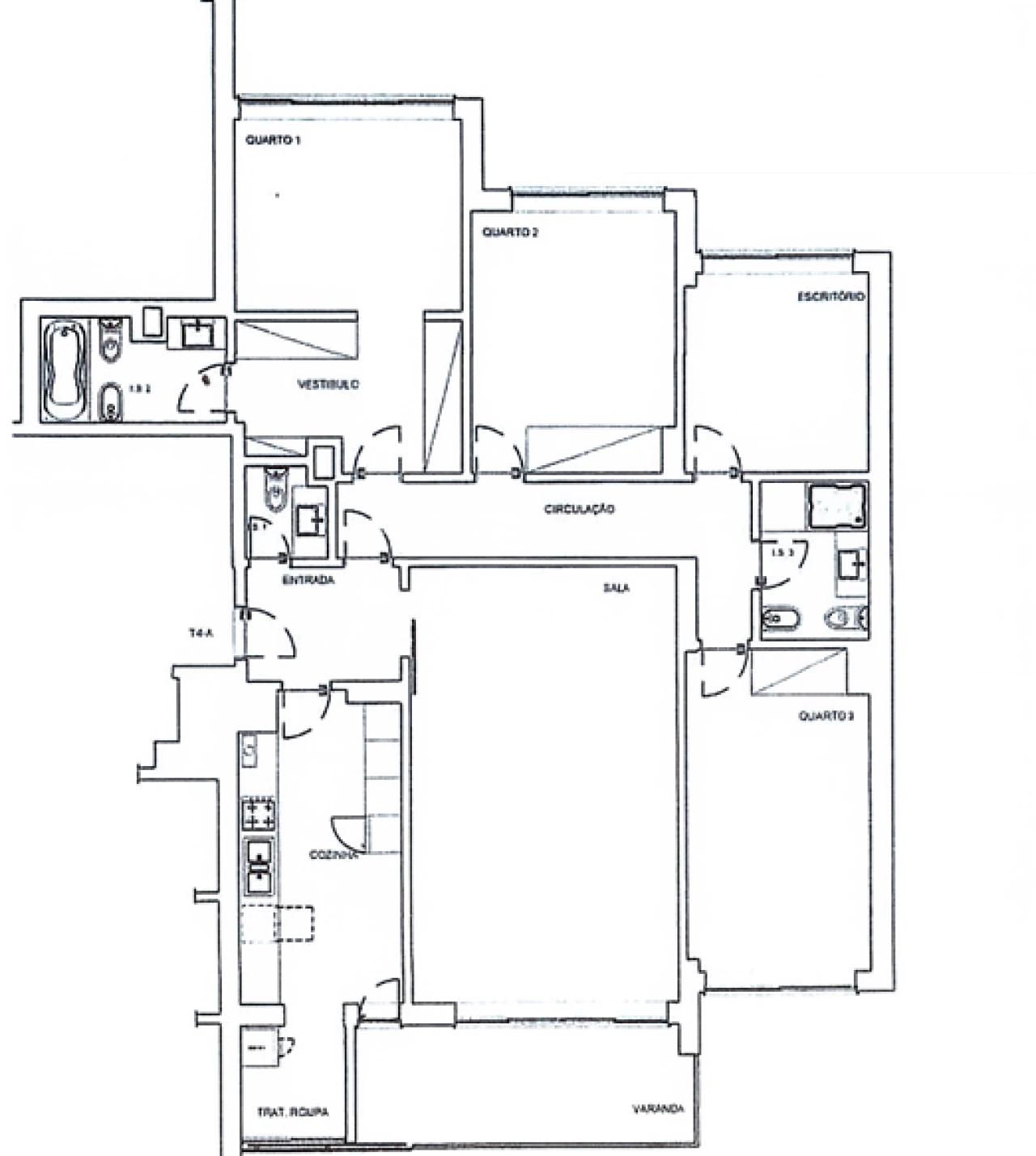 Apartamento T4 para Venda em Alvalade Foto 56