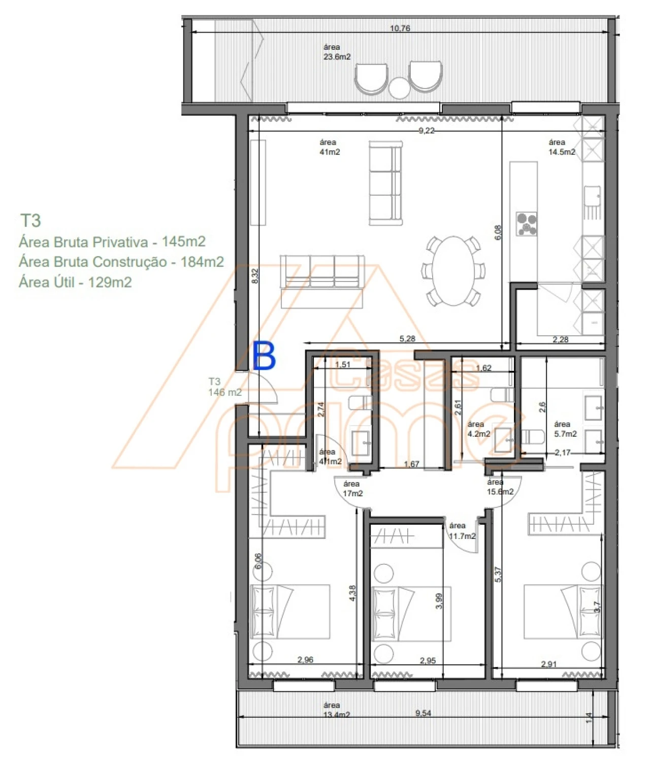 Apartamento T3 para Venda em Santa Clara e Castelo Viegas Foto 9