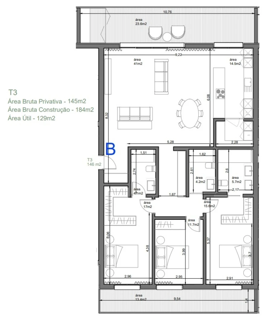 Apartamento T3 para Venda em Santa Clara e Castelo Viegas Foto 7