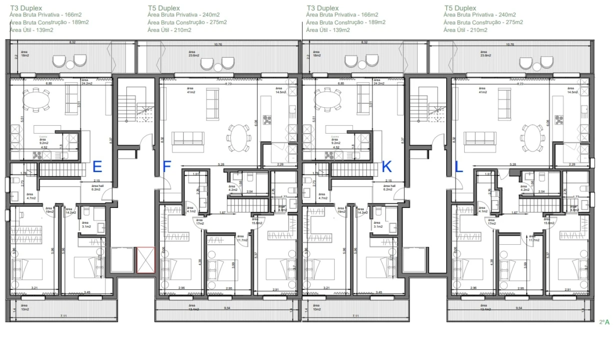 Apartamento T5 para Venda em Santa Clara e Castelo Viegas Planta 2