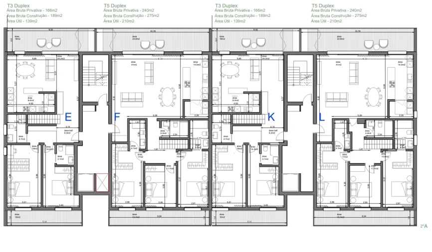 Apartamento T5 para Venda em Santa Clara e Castelo Viegas Planta 2