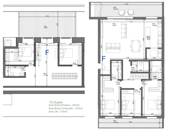 Apartamento T5 para Venda em Santa Clara e Castelo Viegas Planta 1