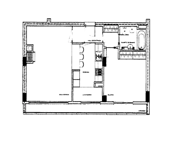 Apartamento T1 para Venda em Vila do Conde Planta 1