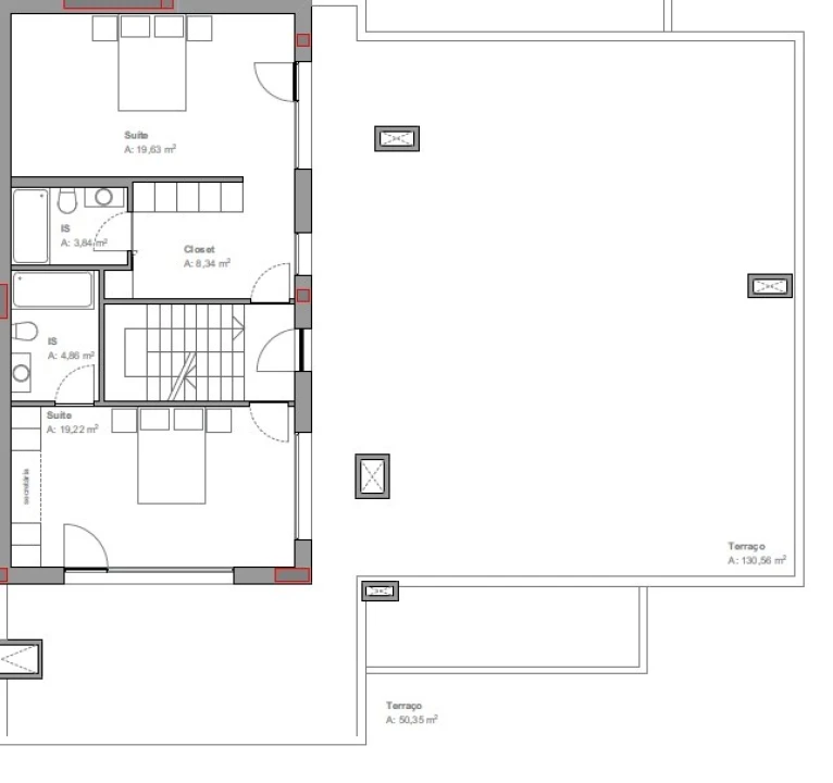 Apartamento T3 para Venda em Camarate, Unhos e Apelação Planta 3