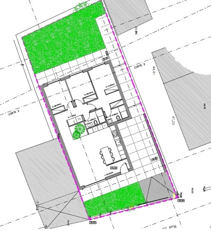Moradia T3 para Venda em Cardielos e Serreleis Planta 1
