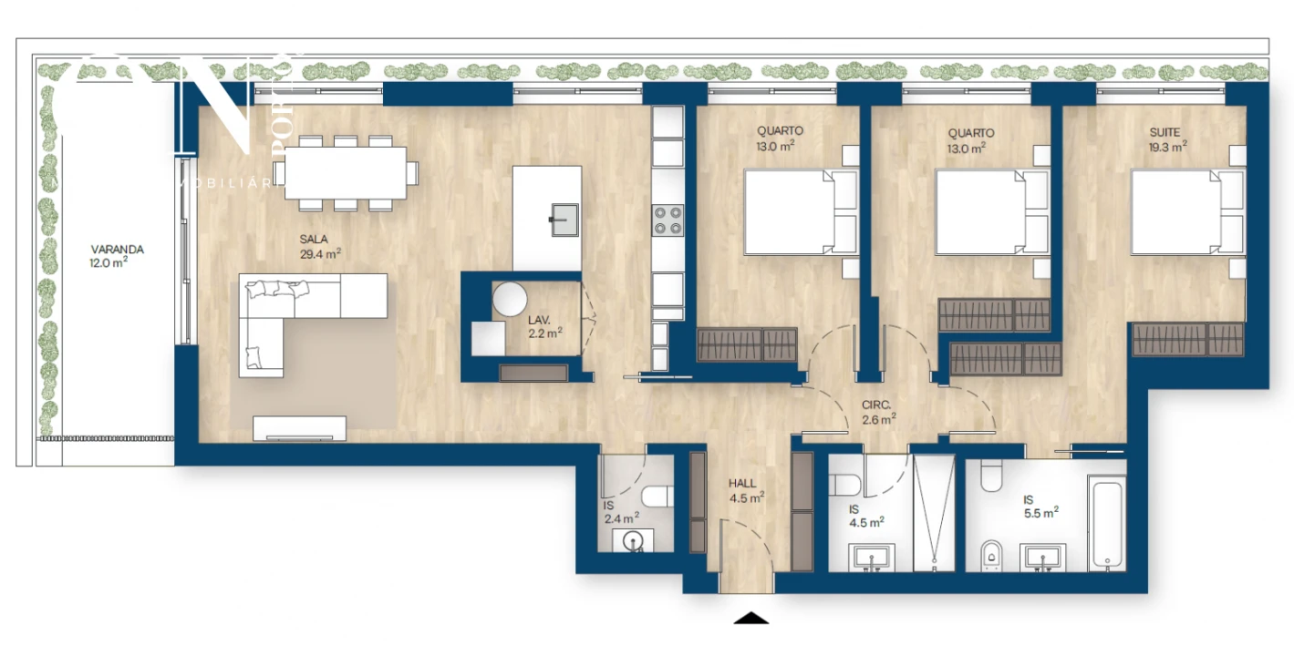Apartamento T3 para Venda em Canidelo Foto 8