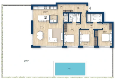 Apartamento T3 para Venda em Canidelo