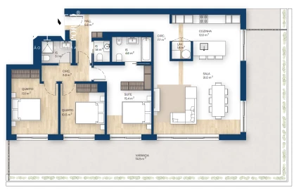 Apartamento T3 para Venda em Canidelo