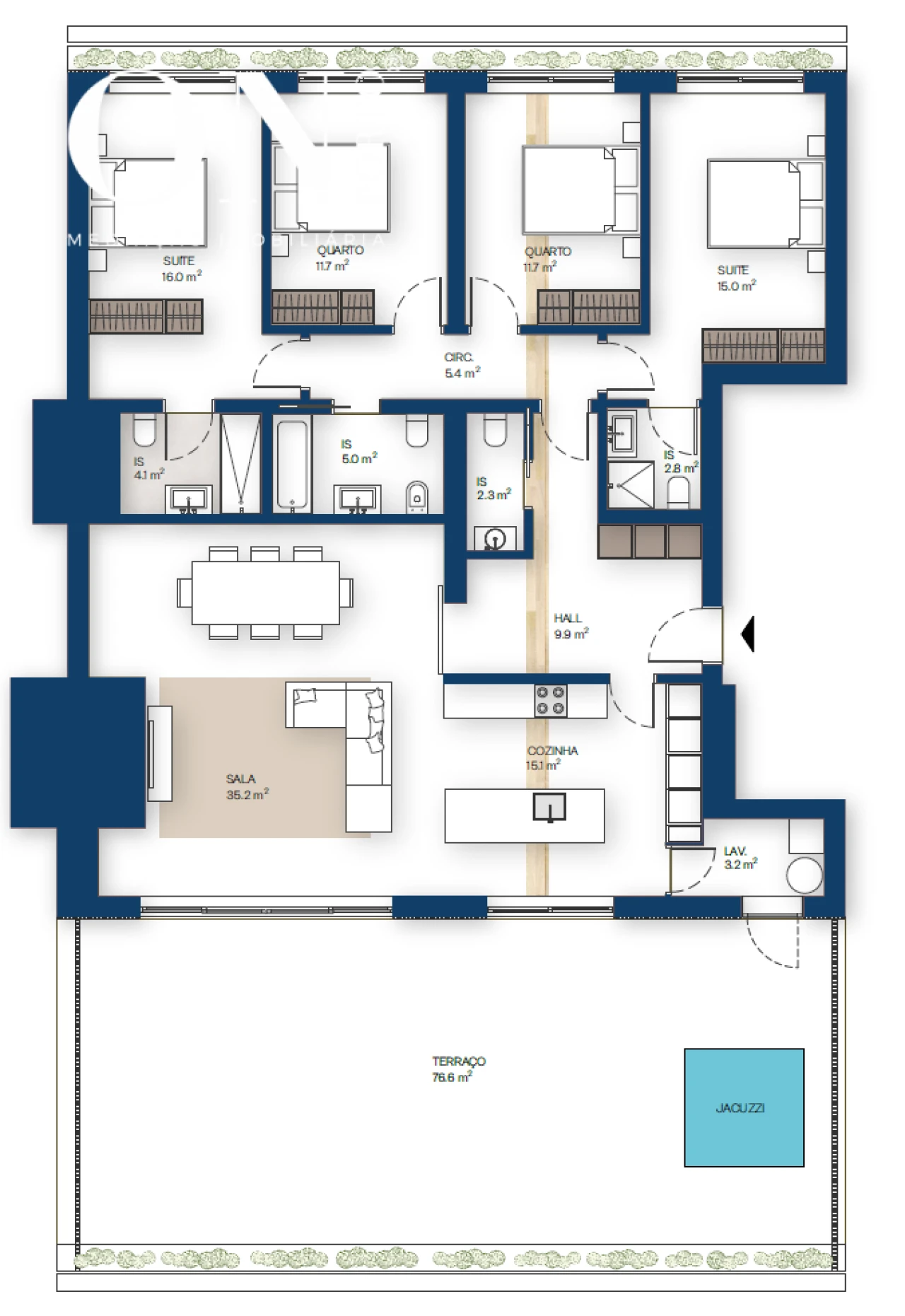 Apartamento T4 para Venda em Canidelo Foto 14