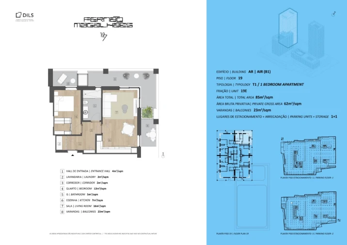 Apartamento T1 para Venda em Campanhã Planta 1