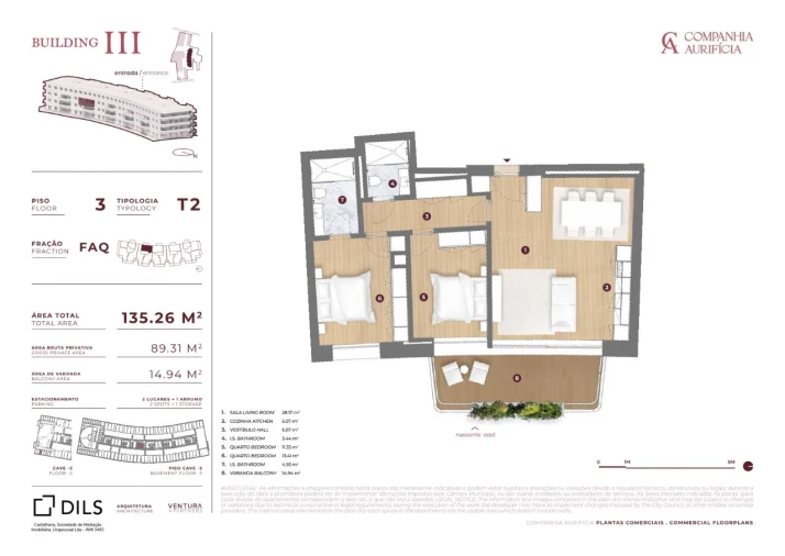 Apartamento T2 para Venda em Cedofeita, Santo Ildefonso, Sé, Miragaia, São Nicolau e Vitória Planta 1