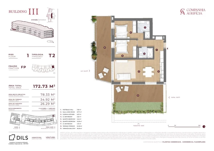 Apartamento T2 para Venda em Cedofeita, Santo Ildefonso, Sé, Miragaia, São Nicolau e Vitória Planta 1