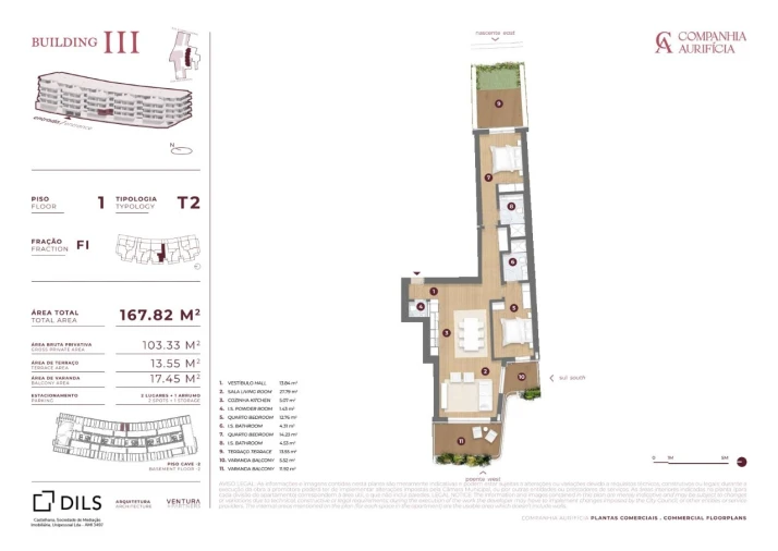 Apartamento T2 para Venda em Cedofeita, Santo Ildefonso, Sé, Miragaia, São Nicolau e Vitória Planta 1