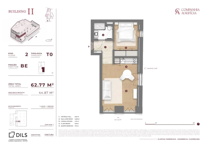 Apartamento para Venda em Cedofeita, Santo Ildefonso, Sé, Miragaia, São Nicolau e Vitória Planta 1