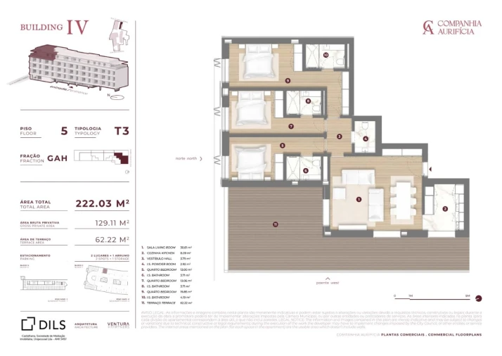Apartamento T3 para Venda em Cedofeita, Santo Ildefonso, Sé, Miragaia, São Nicolau e Vitória Planta 1